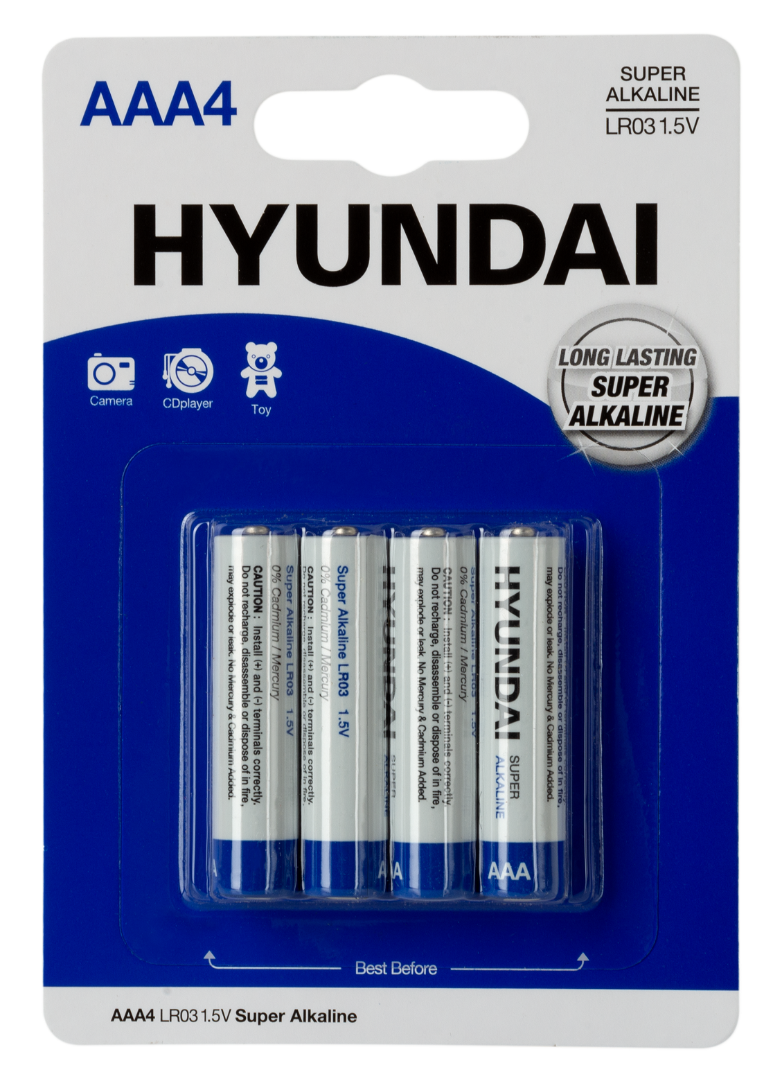 ��������� HYUNDAI LR03 AAA BL4 Alkaline 