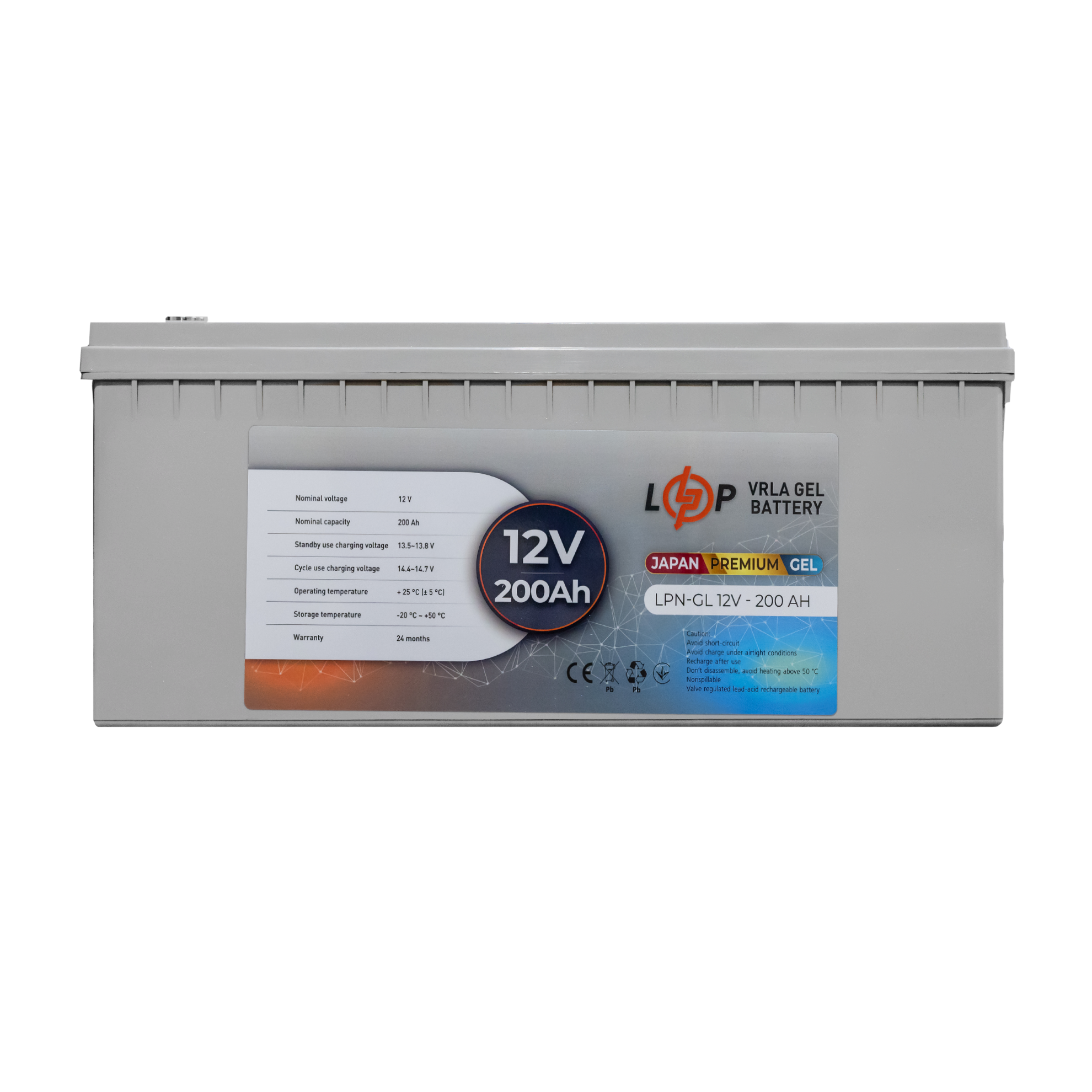 ����������� ������� LPN-GL 12V - 200 Ah 