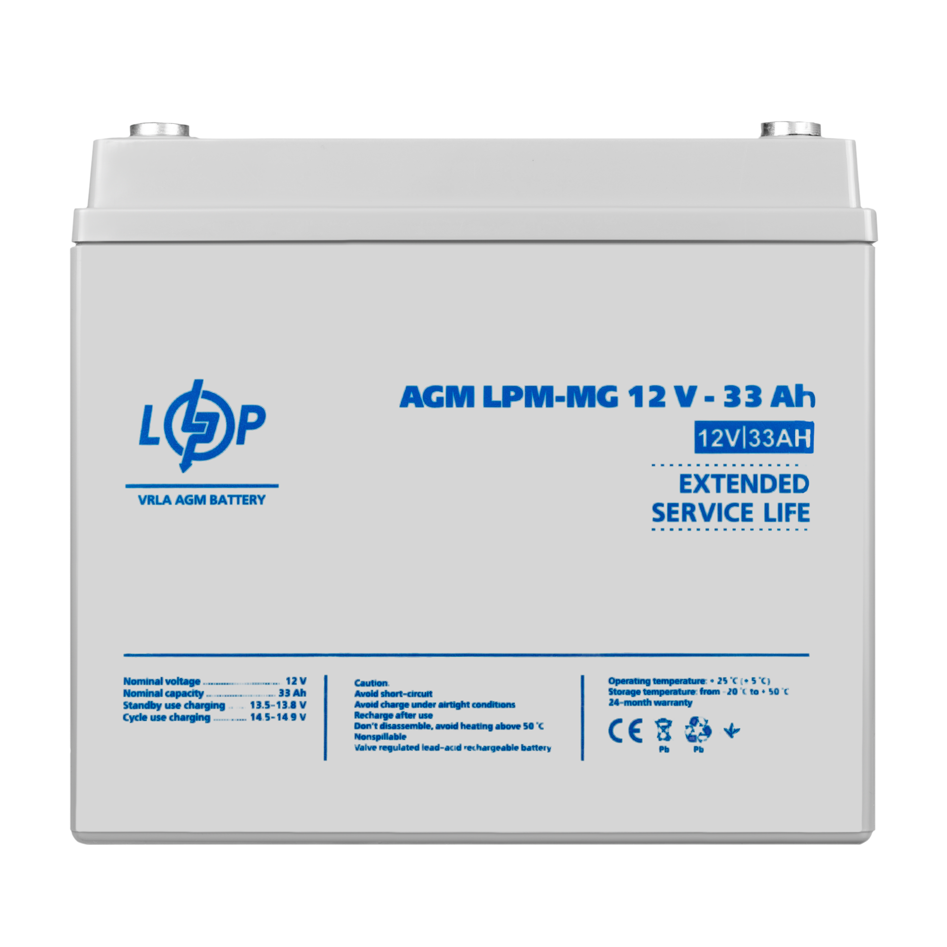����������� ������������� LPM-MG 12V - 33 Ah 