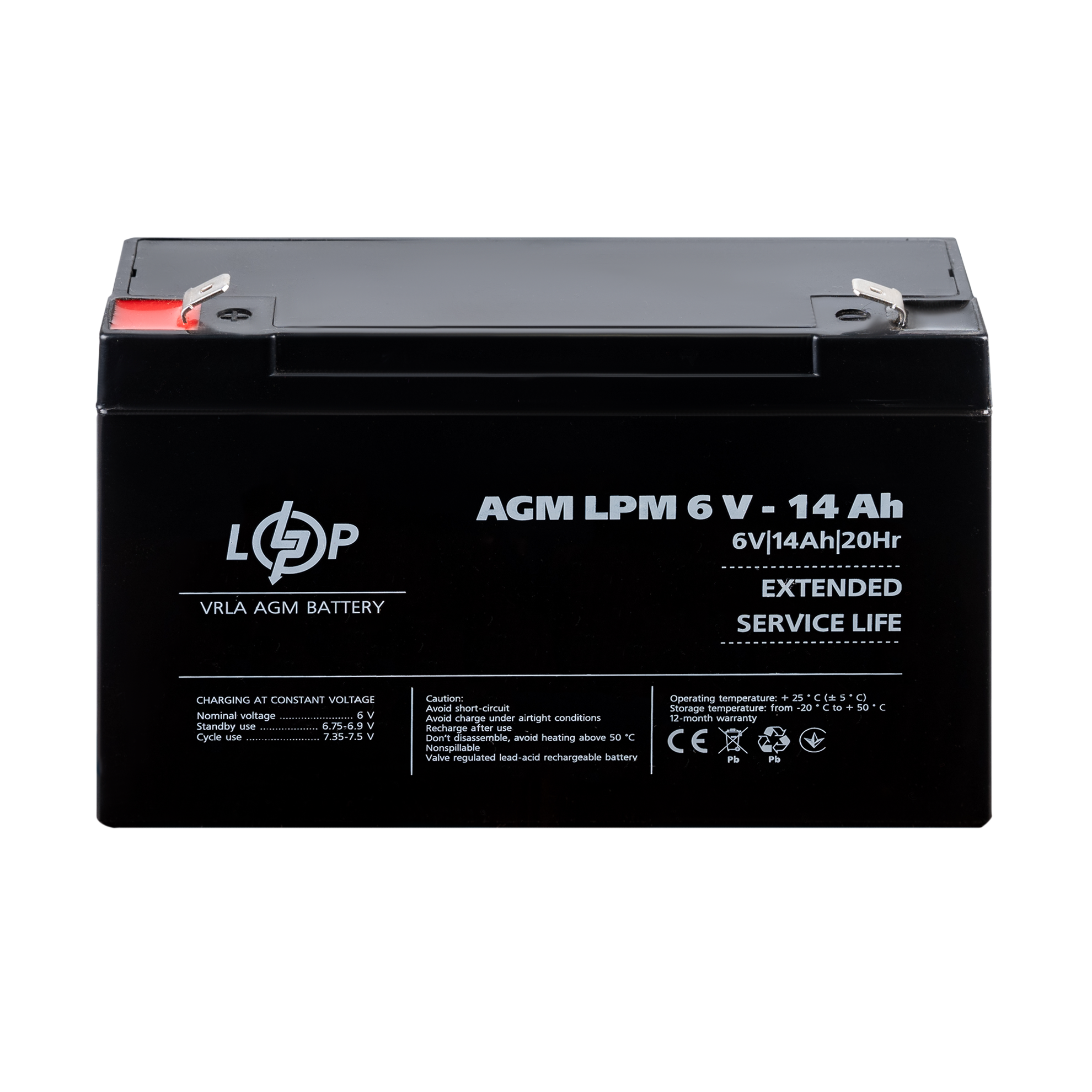 ����������� AGM LPM 6V - 14 Ah 