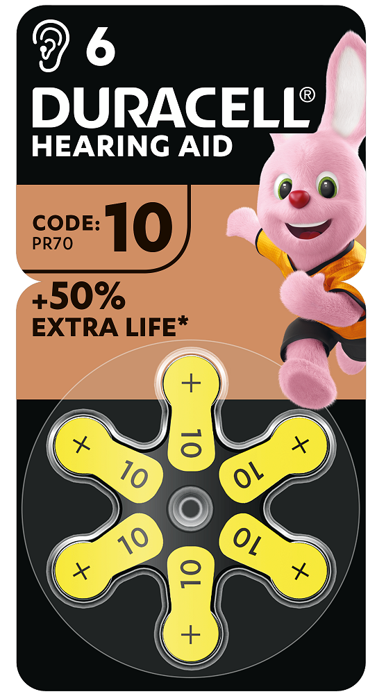 ��������� DURACELL HA 10 6 ��. 
