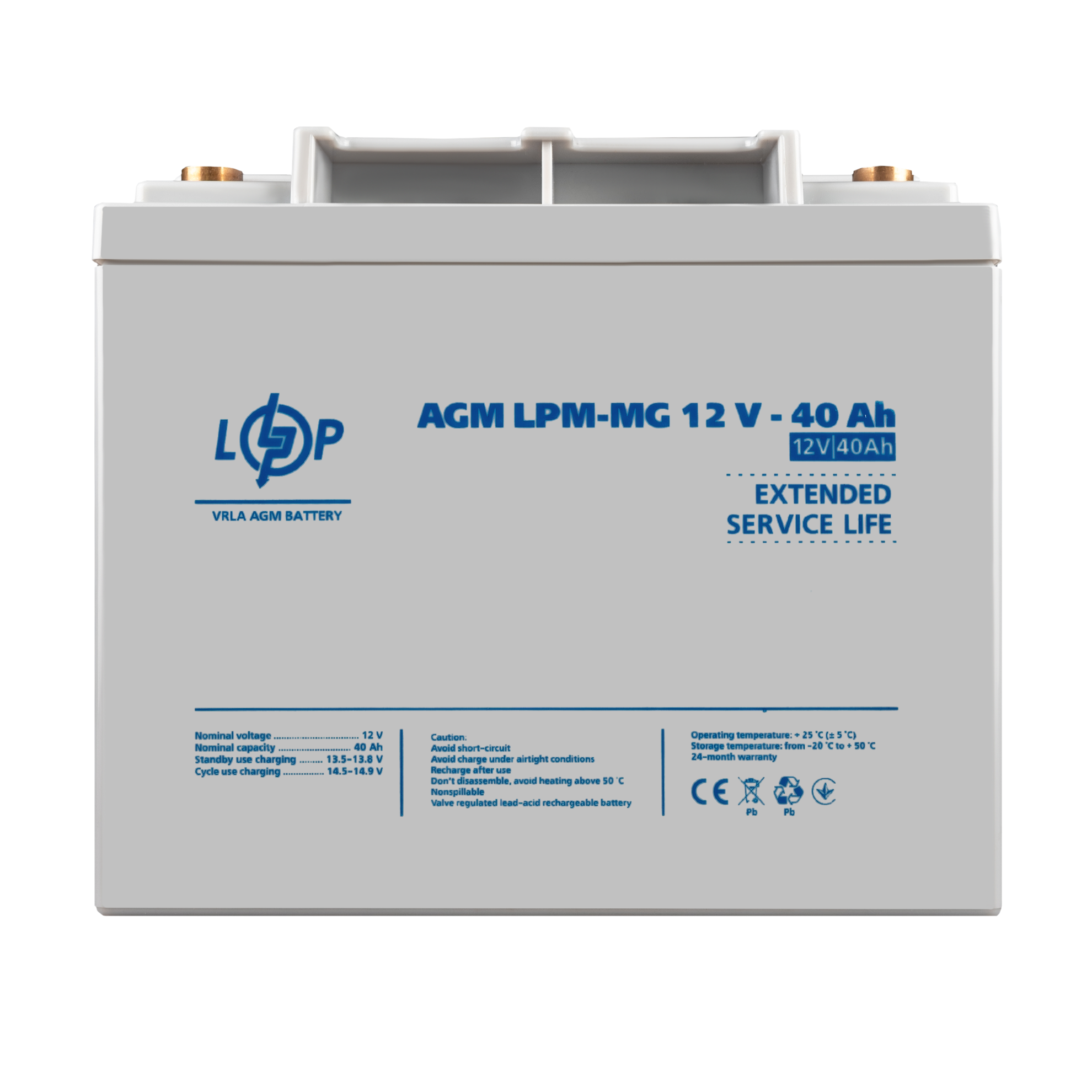 ����������� ������������� LPM-MG 12V - 40 Ah 