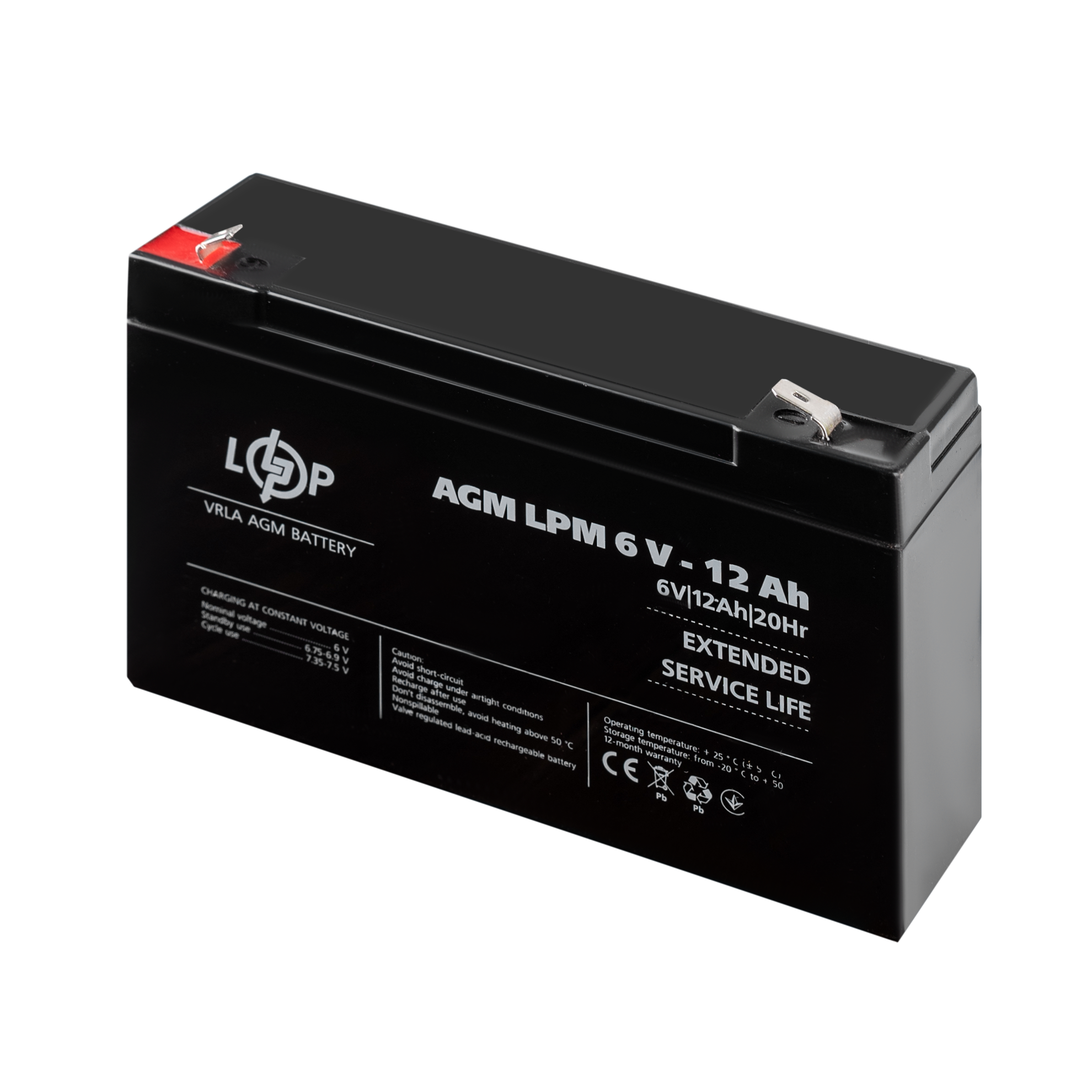 ����������� AGM LPM 6V - 12 Ah 