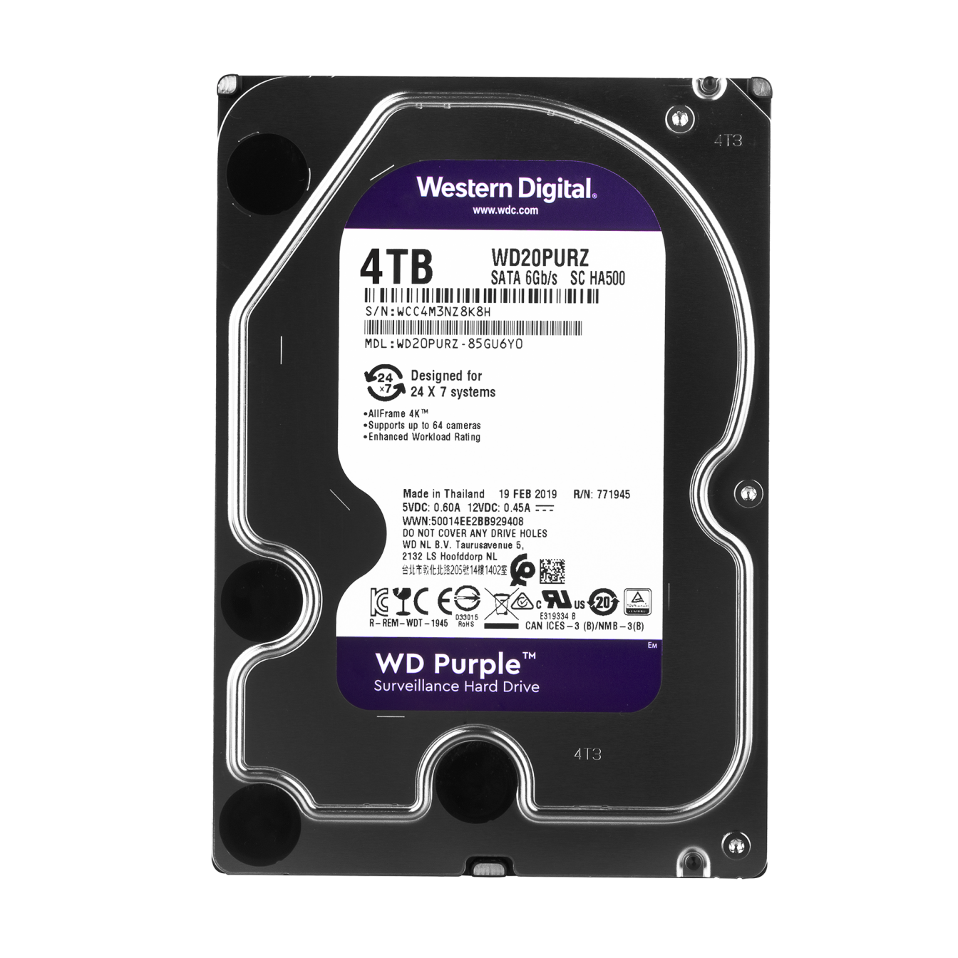 ������� ���� Western Digital 4TB Purple 