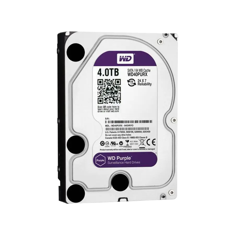 ������� ���� Western Digital 4TB Purple (WD40PURX) 