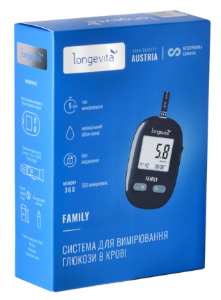 ��������� LONGEVITA Family ������� ��� ���������� ������� � ���� 