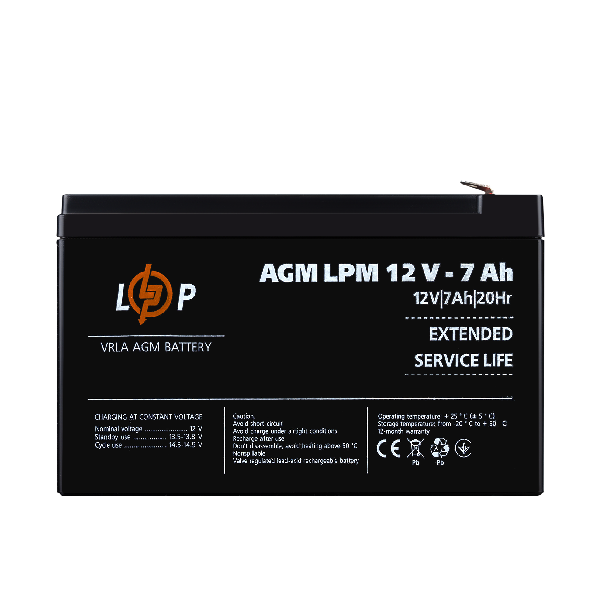 �����. ����������� AGM LPM 12V - 7 Ah 