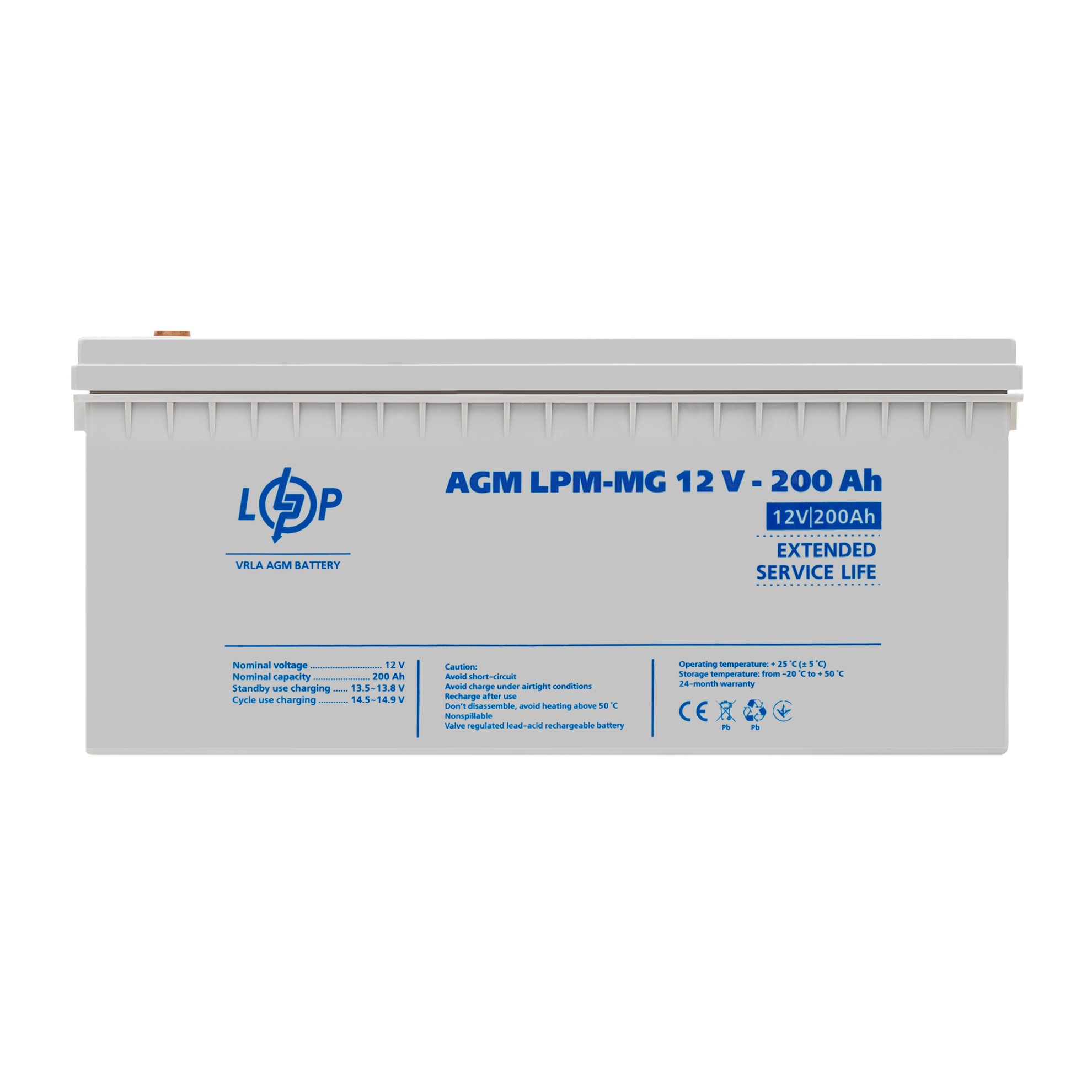 ����������� ������������� LPM-MG 12V - 200 Ah 