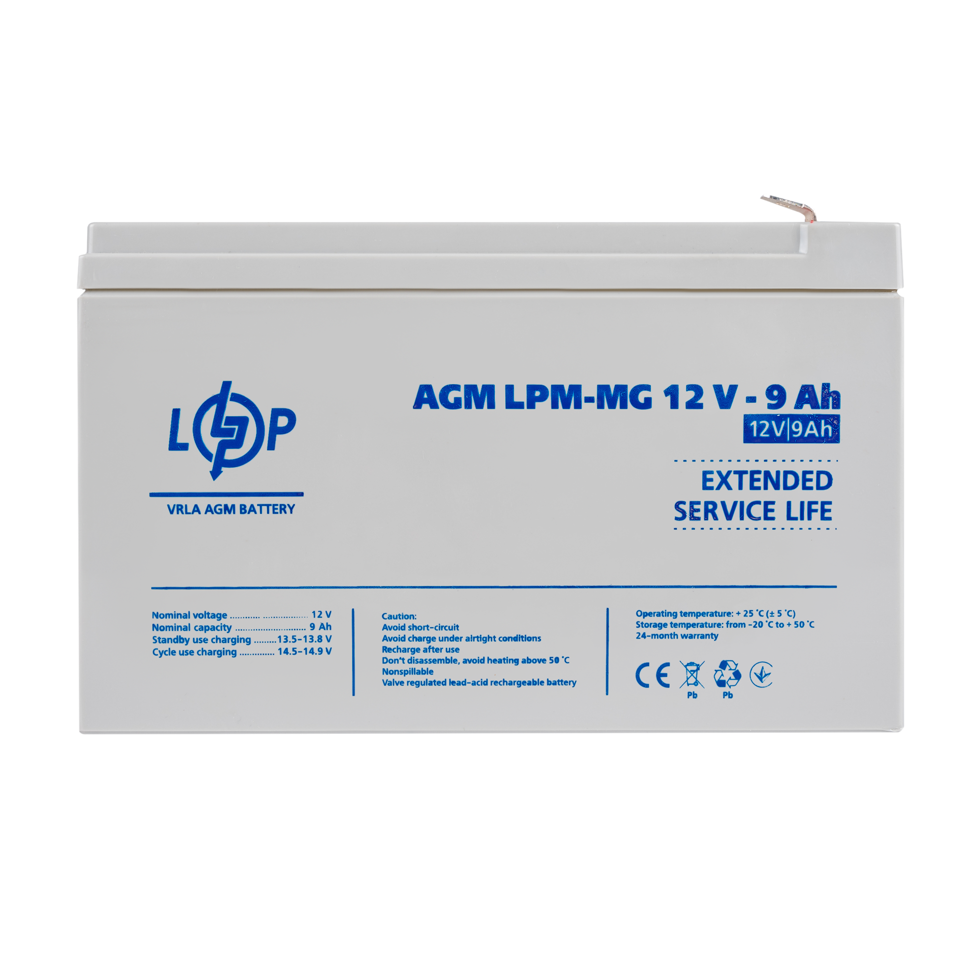 ����������� ������������� LPM-MG 12V - 9 Ah 