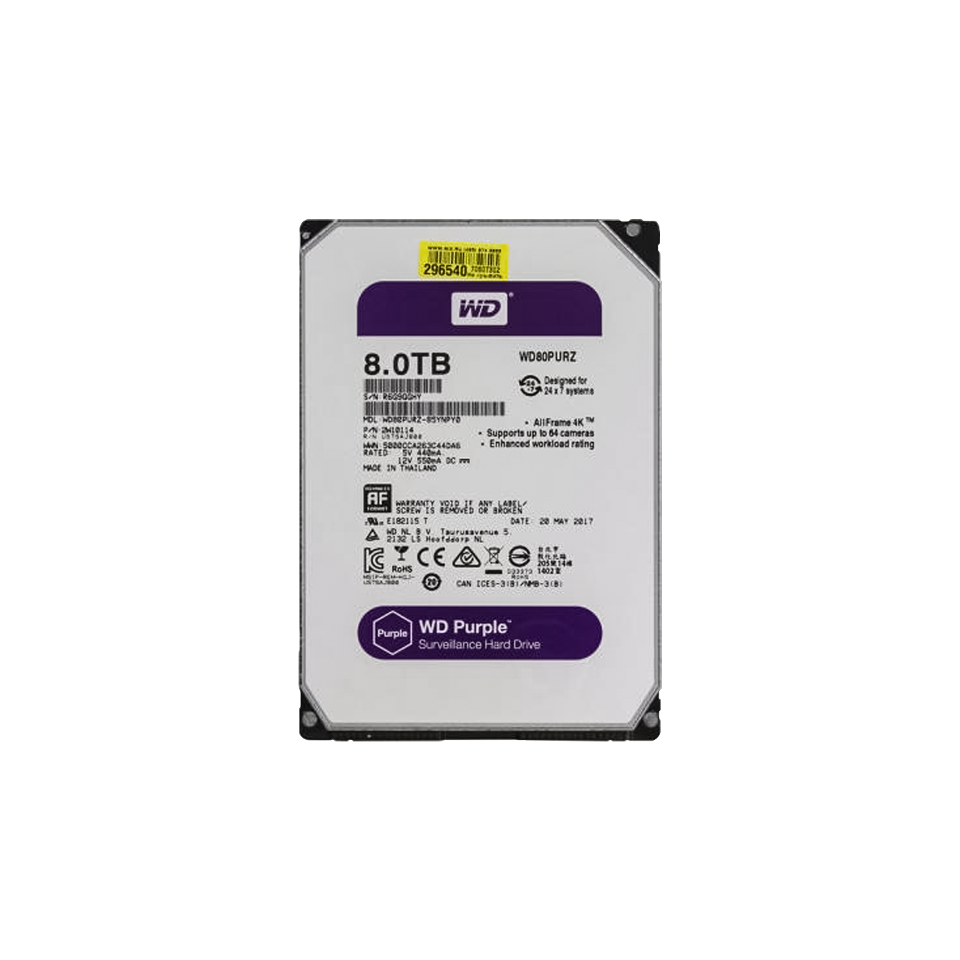 ������� ���� Western Digital 8TB Purple (WD80PURZ) 
