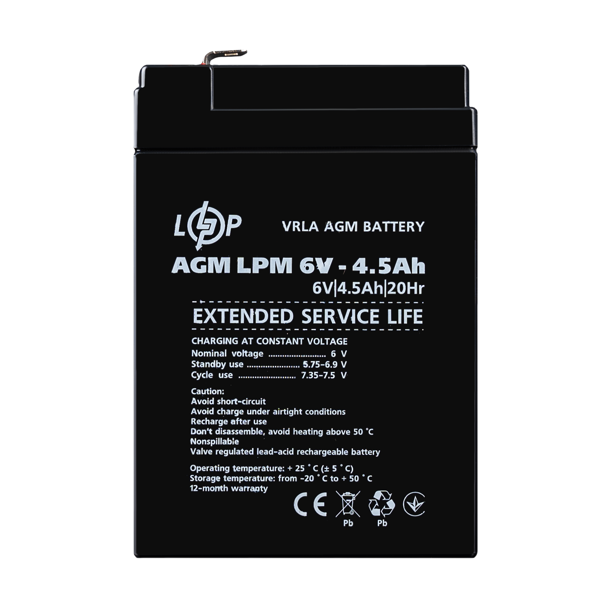 ����������� AGM LPM 6V - 4.5 Ah 