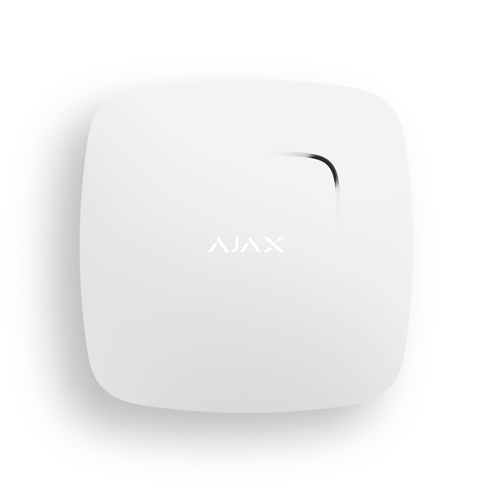 ������������ ������ ���� � �������� ����������� AJAX FireProtect (white) 