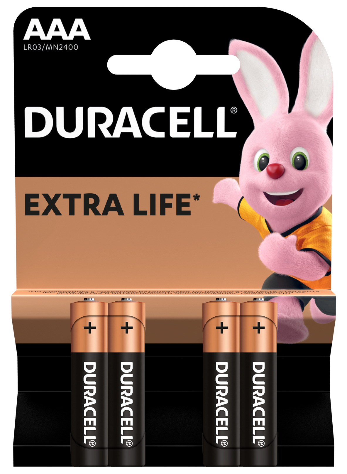 ��������� DURACELL LR03 MN2400 1x4 ��. 