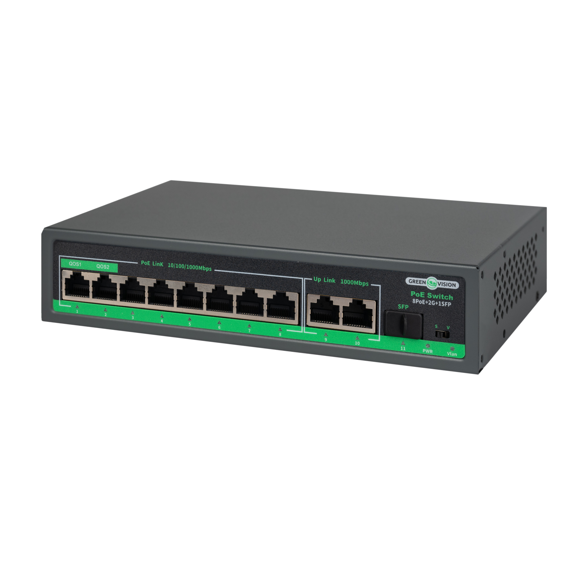 ���������� ������� POE GV-018-D-08G+2PG+1SFP 