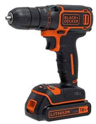 ���������� BLACK&DECKER BDCDC18KB, 18V, 30��, Li-Ion, 2���. 