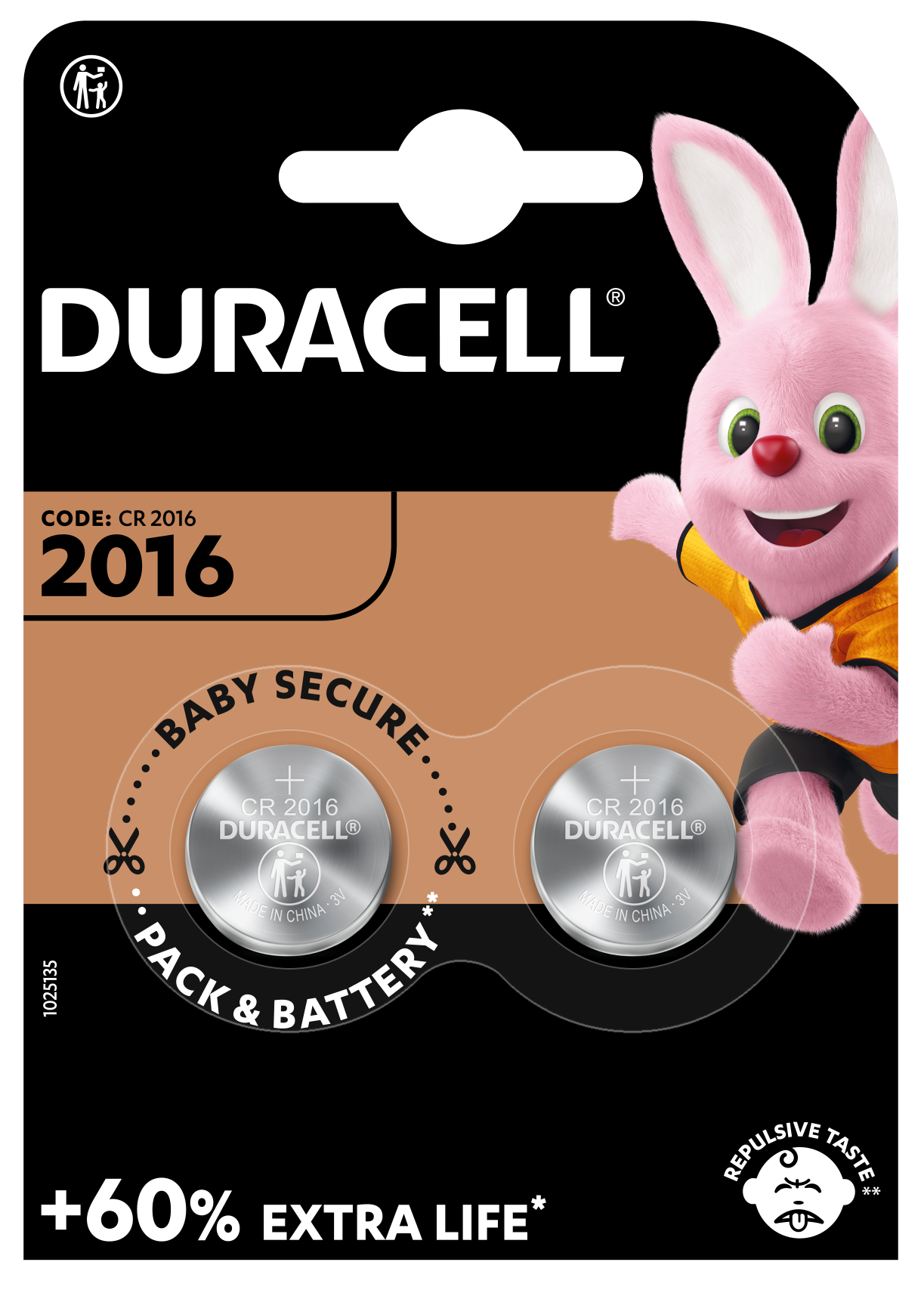 ��������� DURACELL DL2016 DSN 2 ��. 