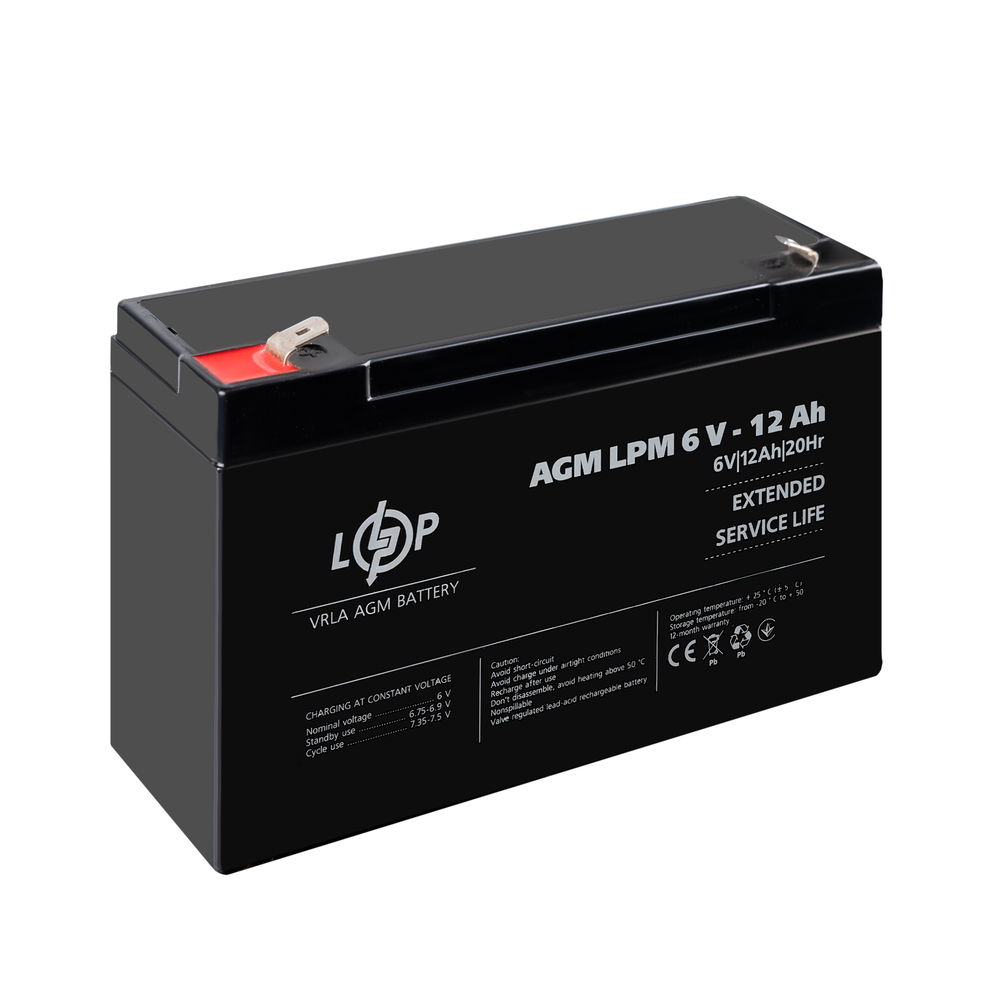 ����������� AGM LPM 6V - 12 Ah 