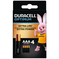 ��������� DURACELL LR03 KPD 04*10 Optimum ��. 1x4 ��. 