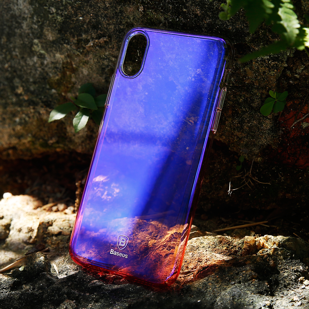 ����� Baseus ��� iPhone X/Xs Glaze pink (WIAPIPHX-GC04) 