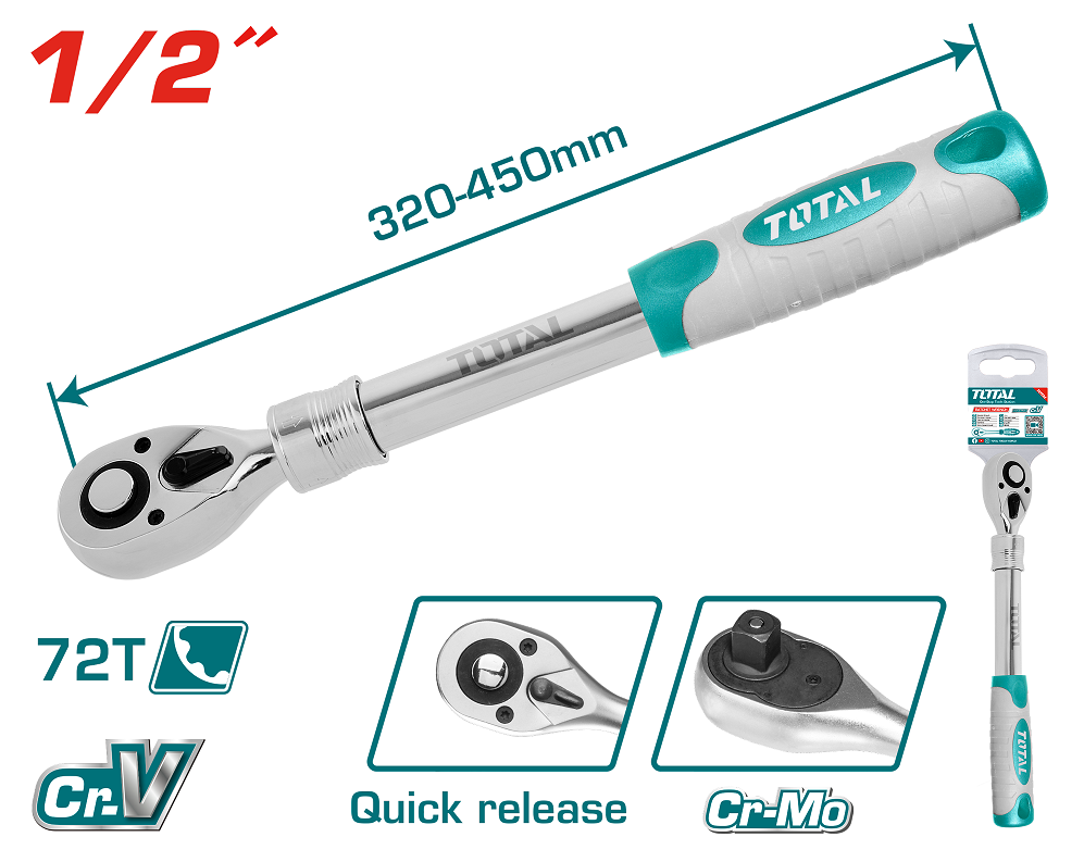 ���� TOTAL THT106128L �������� 1/2", 320-450 ��. 