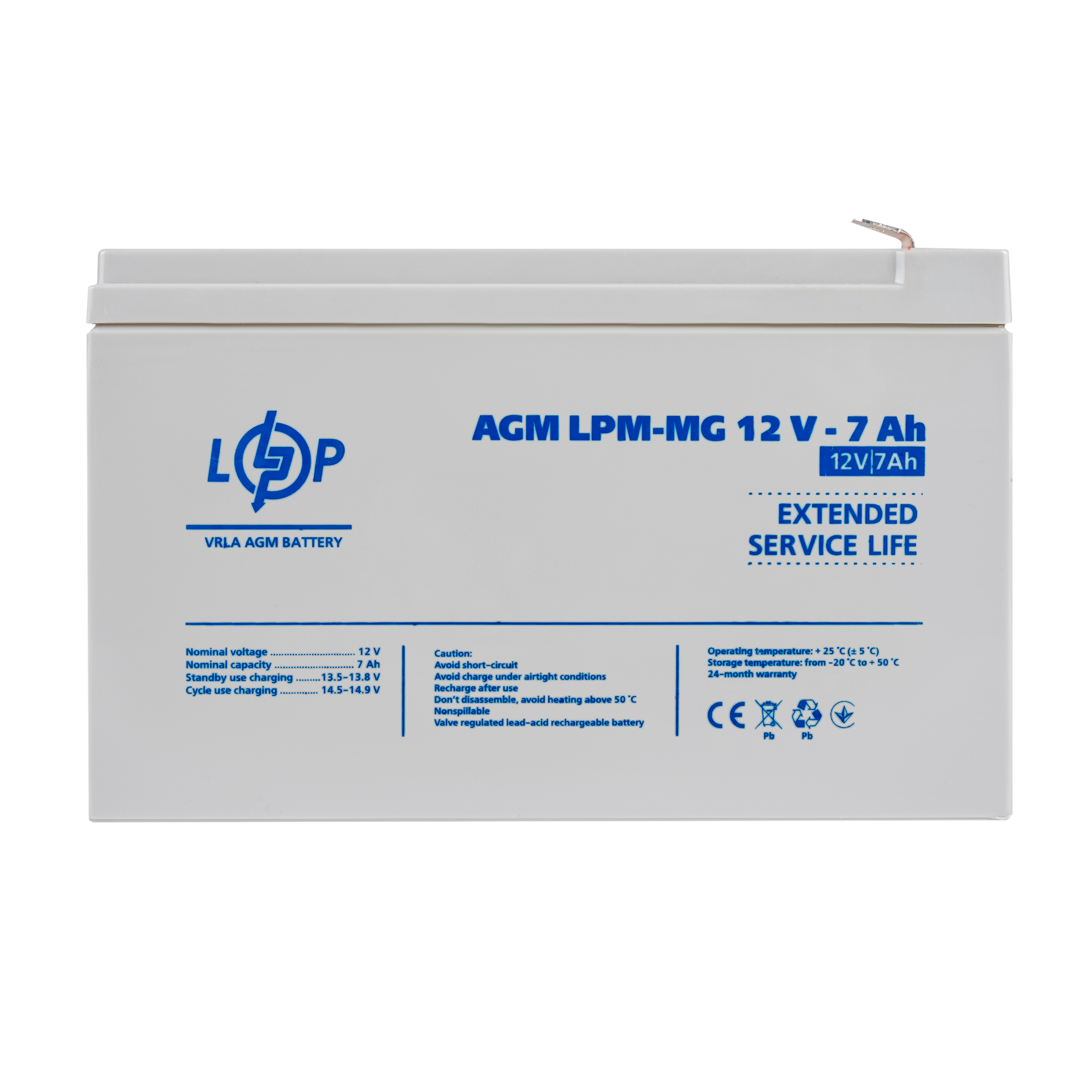 ����������� ������������� LPM-MG 12V - 7 Ah 