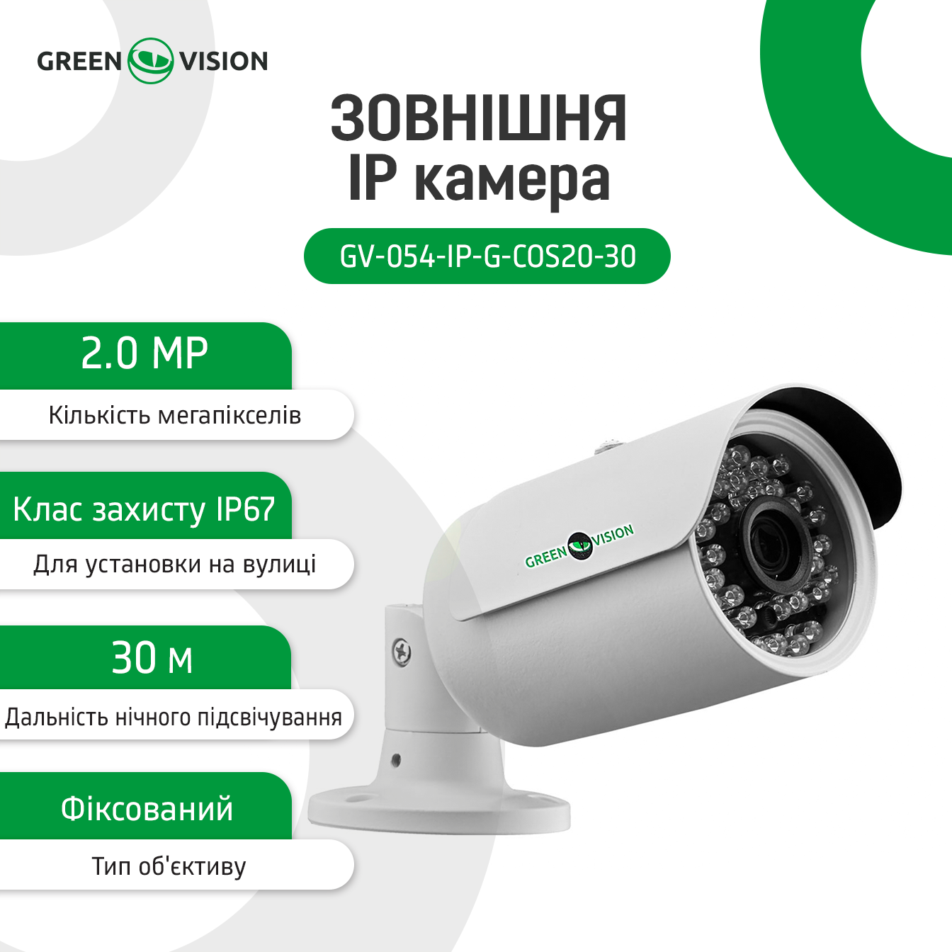 �������� IP ������ GV-054-IP-G-COS20-30 POE 