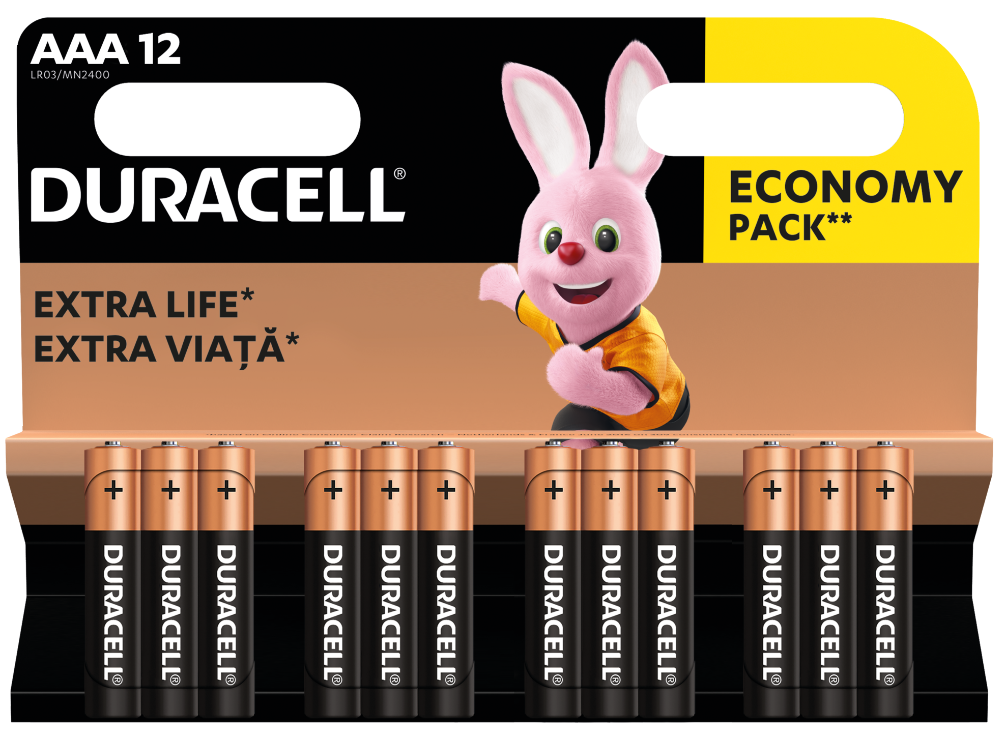 ��������� DURACELL LR03 MN2400 1x12 ��. 