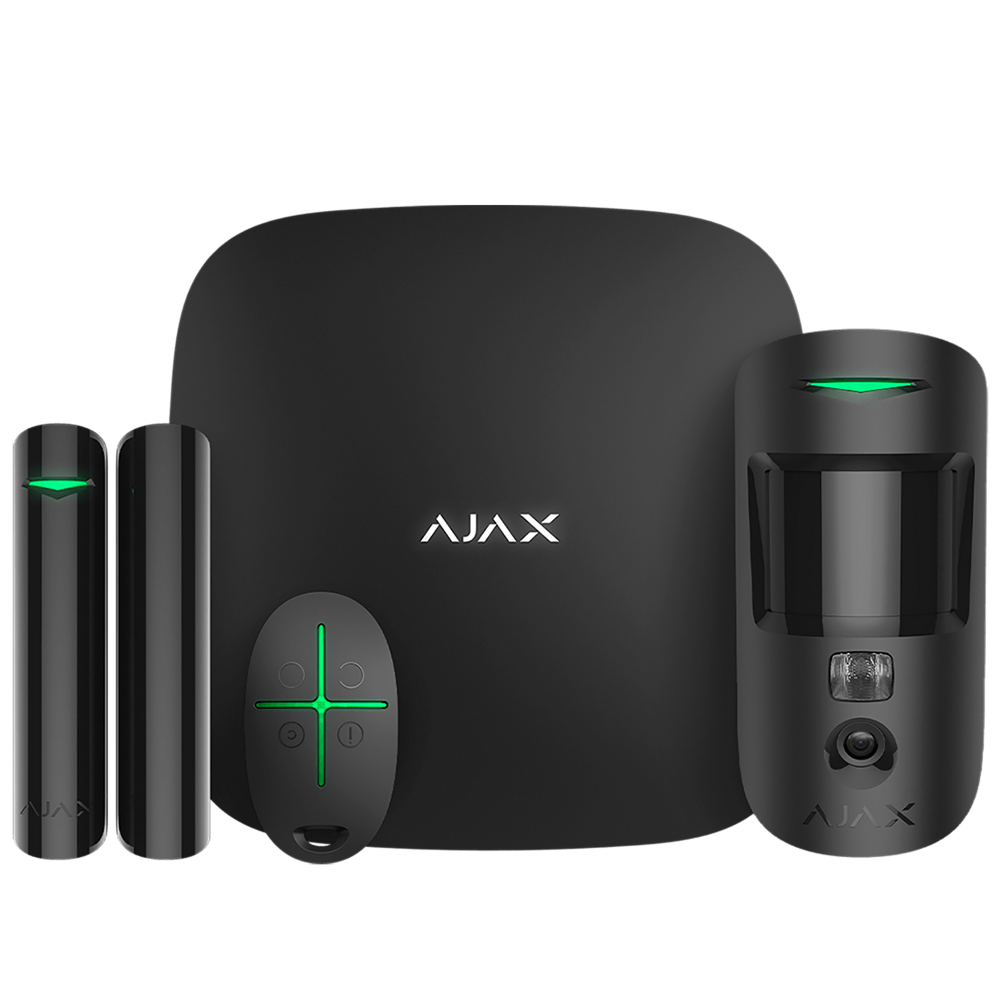 ��������� �������� ������� ������������ AJAX StarterKit Cam Plus (black) 