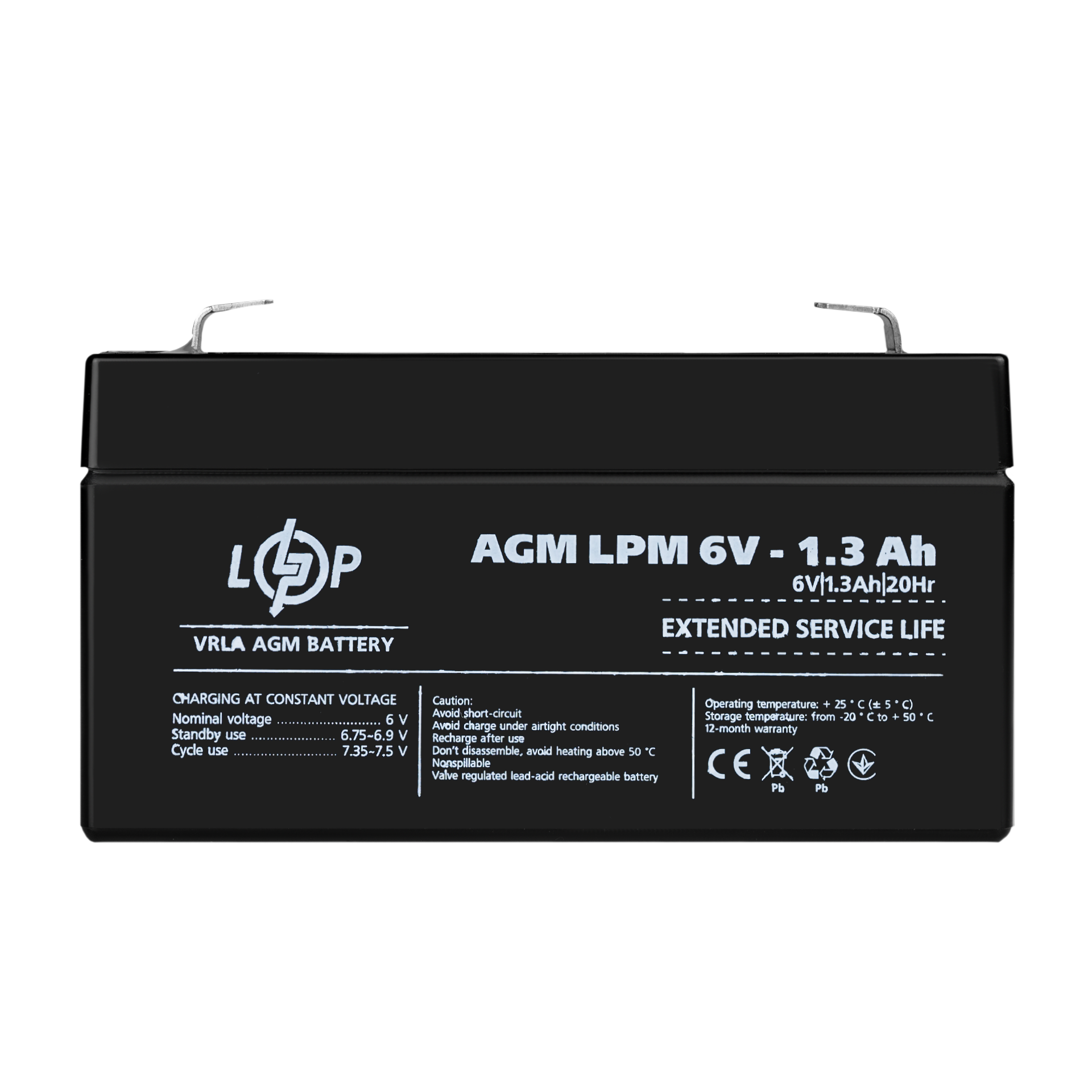 ����������� AGM LPM 6V - 1.3 Ah 