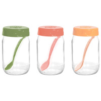 ���������� HEREVIN Spice Jar Set With Spoon-2024 Colours MIX � ������ 0.370 (131517-350) 