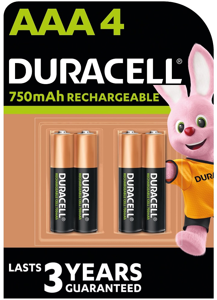���������� DURACELL HR03 (AAA) 750mAh ��. 4 �� 