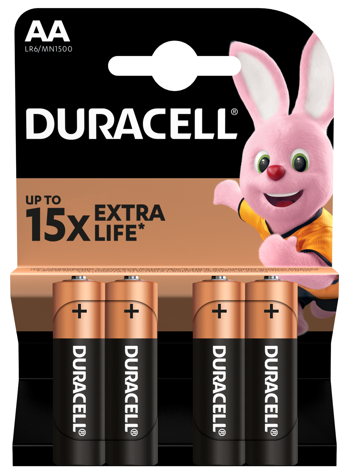 ��������� DURACELL LR06 MN1500 1x4 ��. 