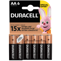 ��������� DURACELL LR06 MN1500 1x6 ��. 
