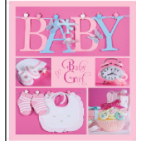 ������ EVG 20sheet Baby collage Pink w/box (UA) 