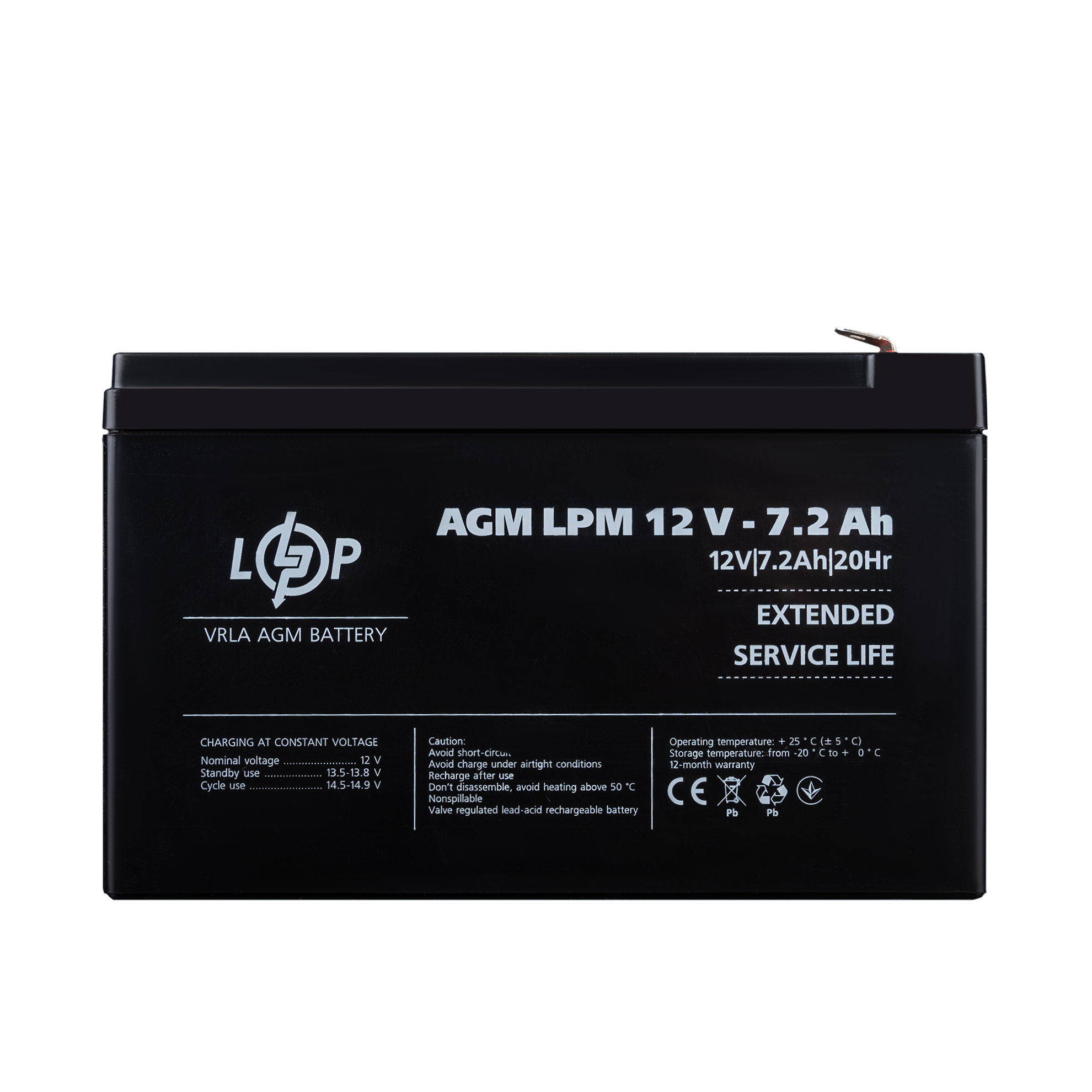 ����������� AGM LPM 12V - 7.2 Ah 