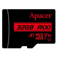 ������ ���'��i APACER microSDHC 32GB U1 V10 A1 R100 without adapter (100/10 MB/s) 