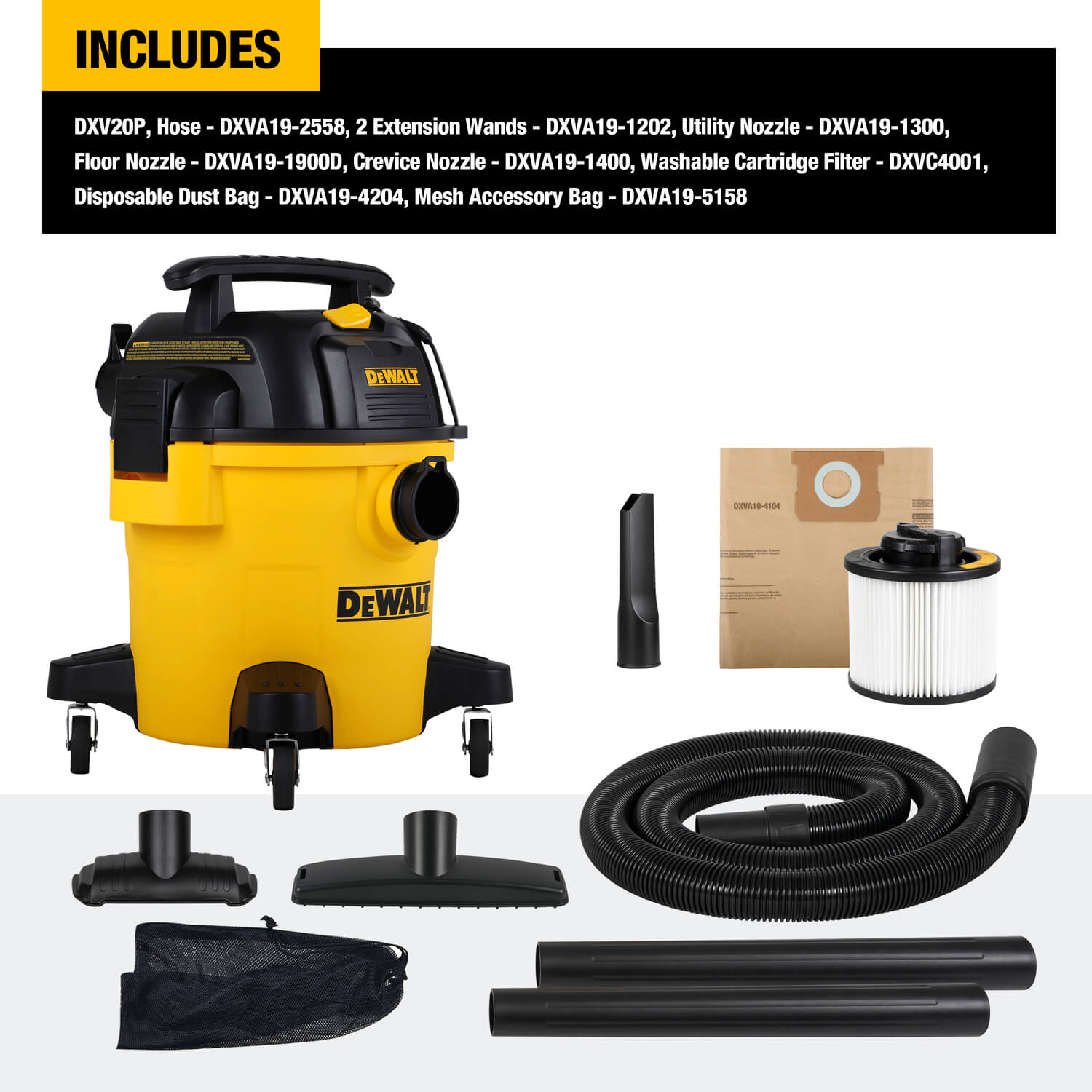 ������� ������� DeWALT DXV20P 