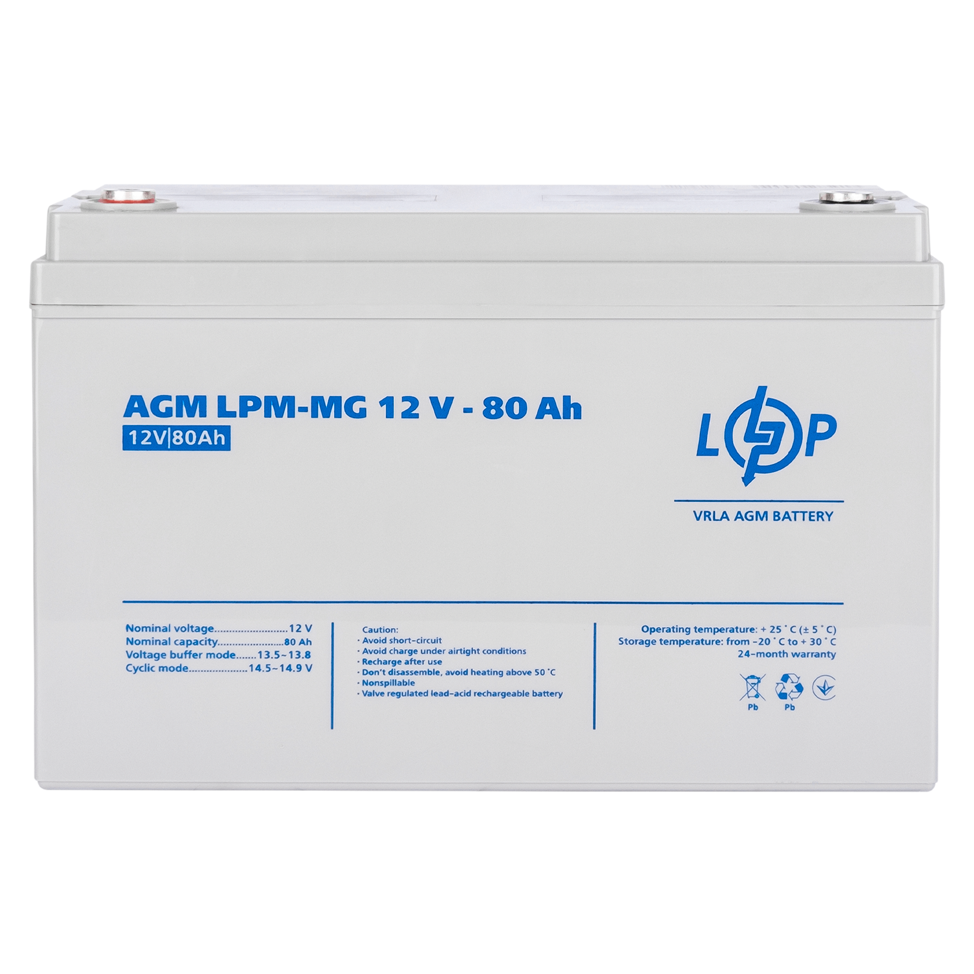 ����������� ������������� LPM-MG 12V - 80 Ah 