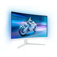 ���i��� TFT PHILIPS 27" Evnia 27M2C5201L/00 VA Curved 180Hz HDMI DP Ambiglow White 