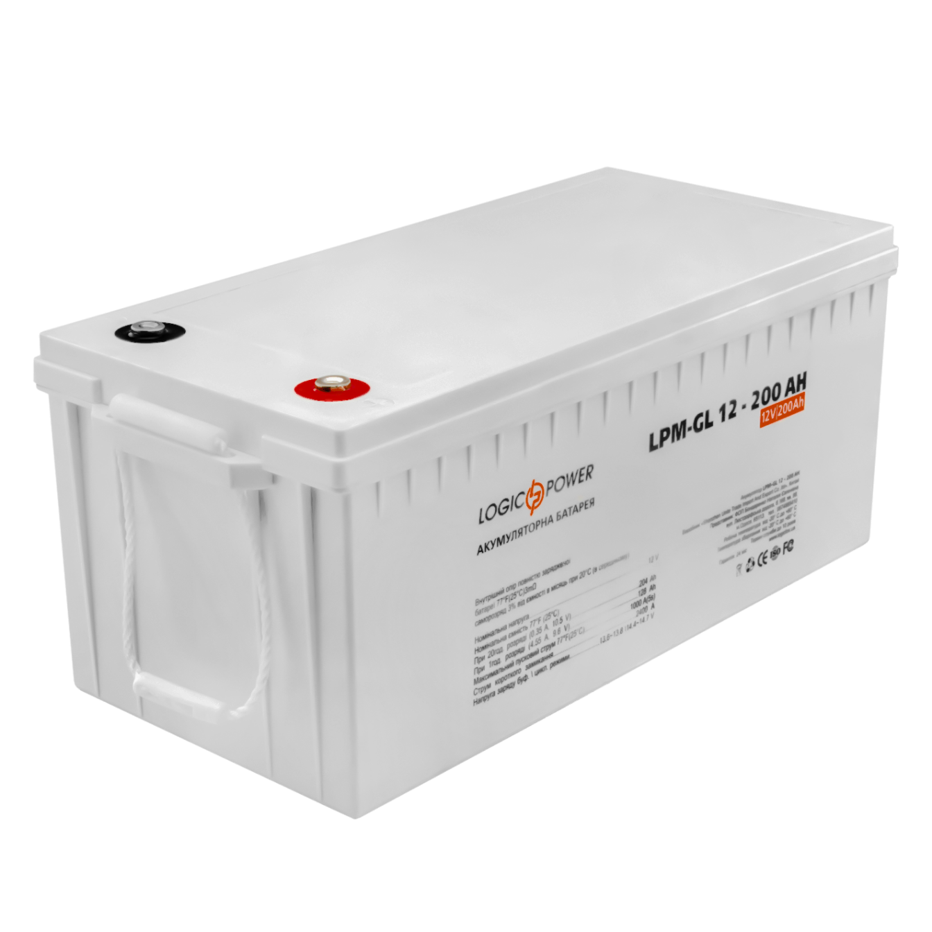 ����������� ������� LP-GL 12V - 200 Ah Silver 