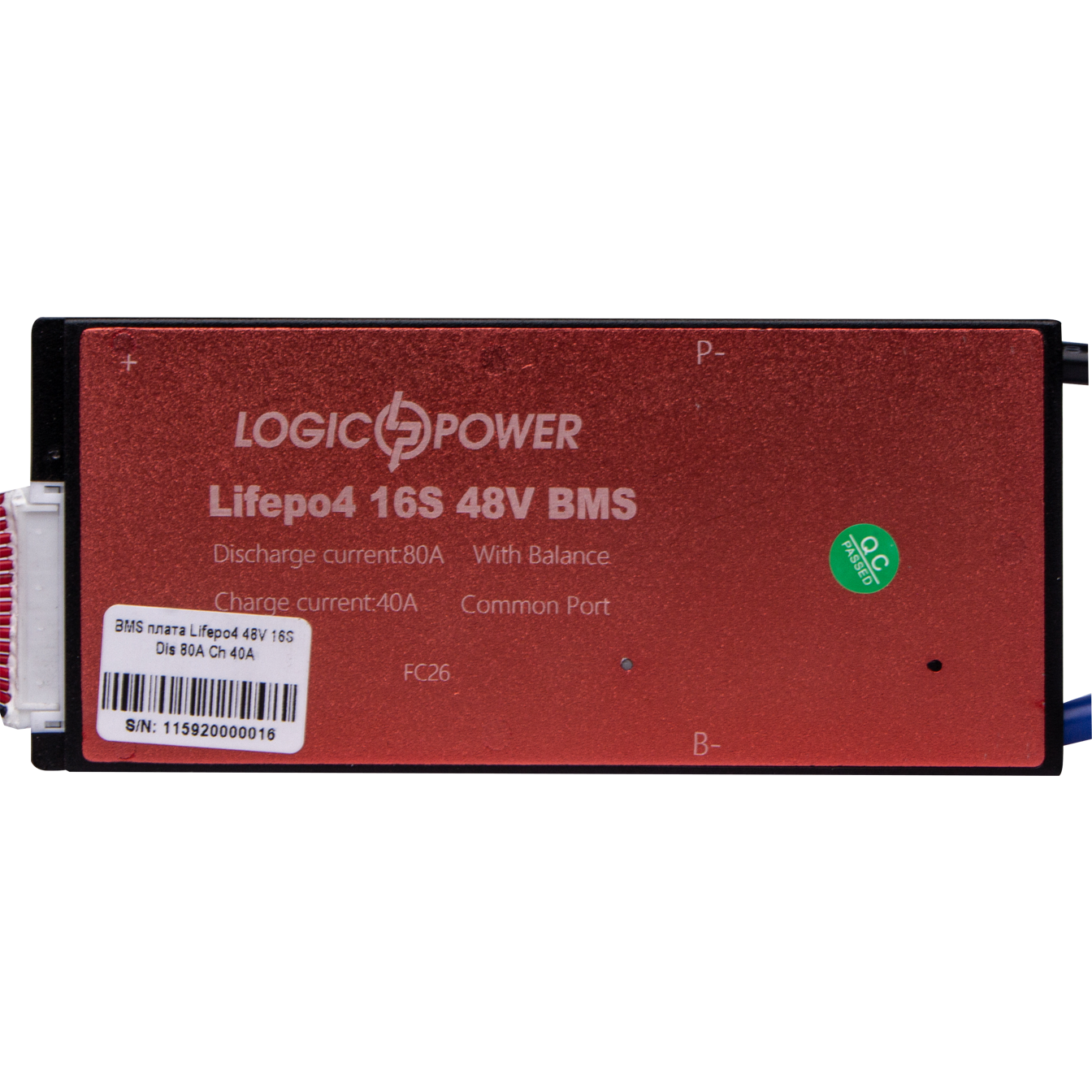 BMS ����� LiFePO4 48V 16S Dis 80A Ch 40A 