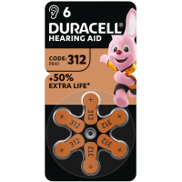 ��������� DURACELL HA 312 ��. 6 ��. 