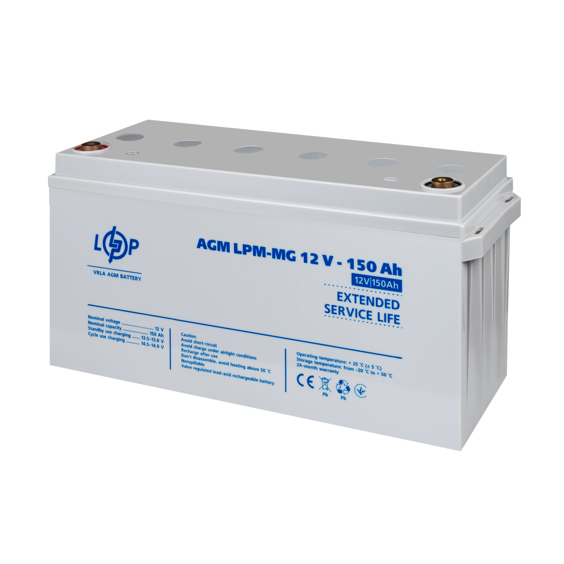 ����������� ������������� LPM-MG 12V - 150 Ah 