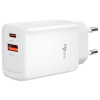 �������� ������� XO CE16 - 45W PD USB-C & 22.5W QC USB-A (�����) 