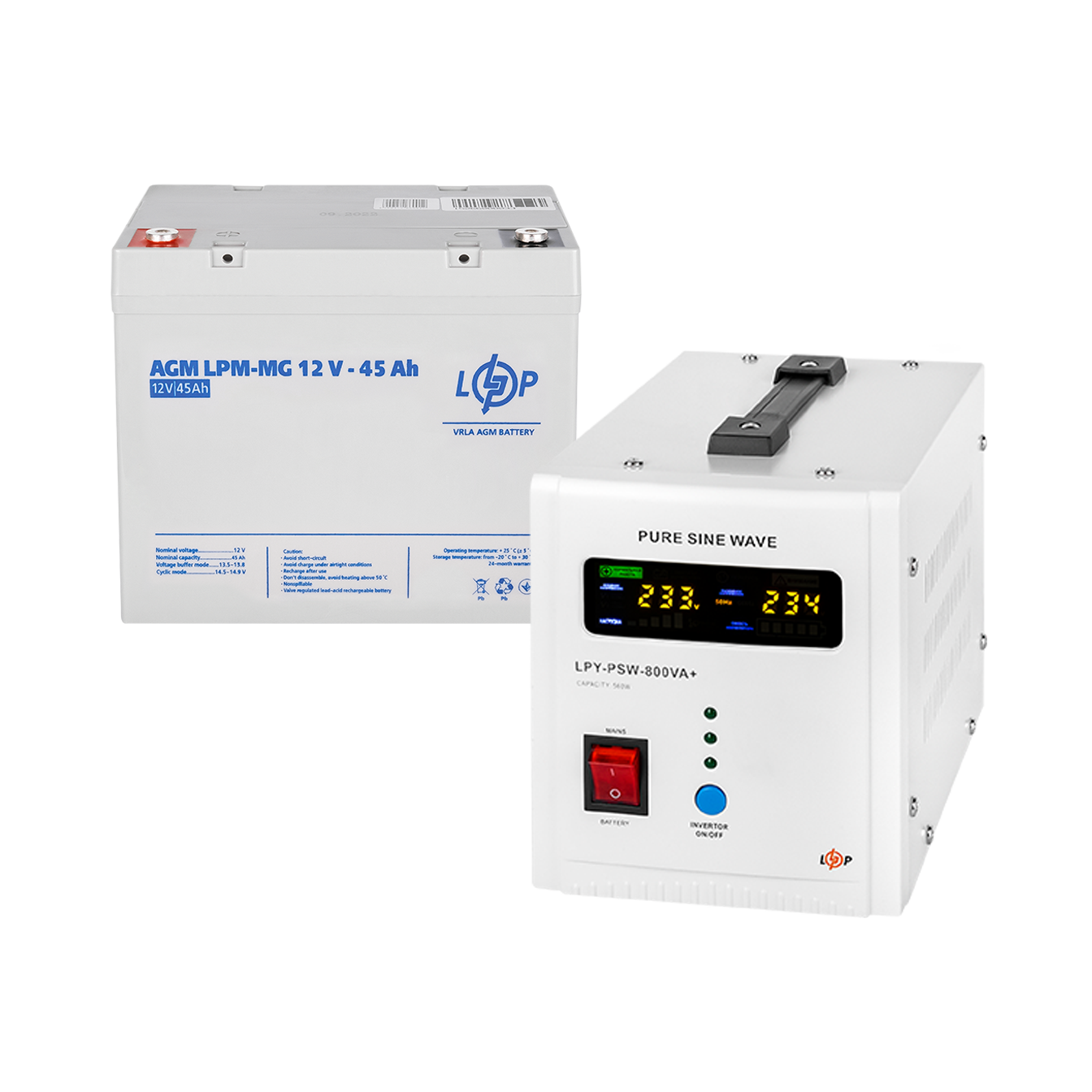 �������� ���������� ������� LogicPower B800 + ������������� ������� 540Wh 