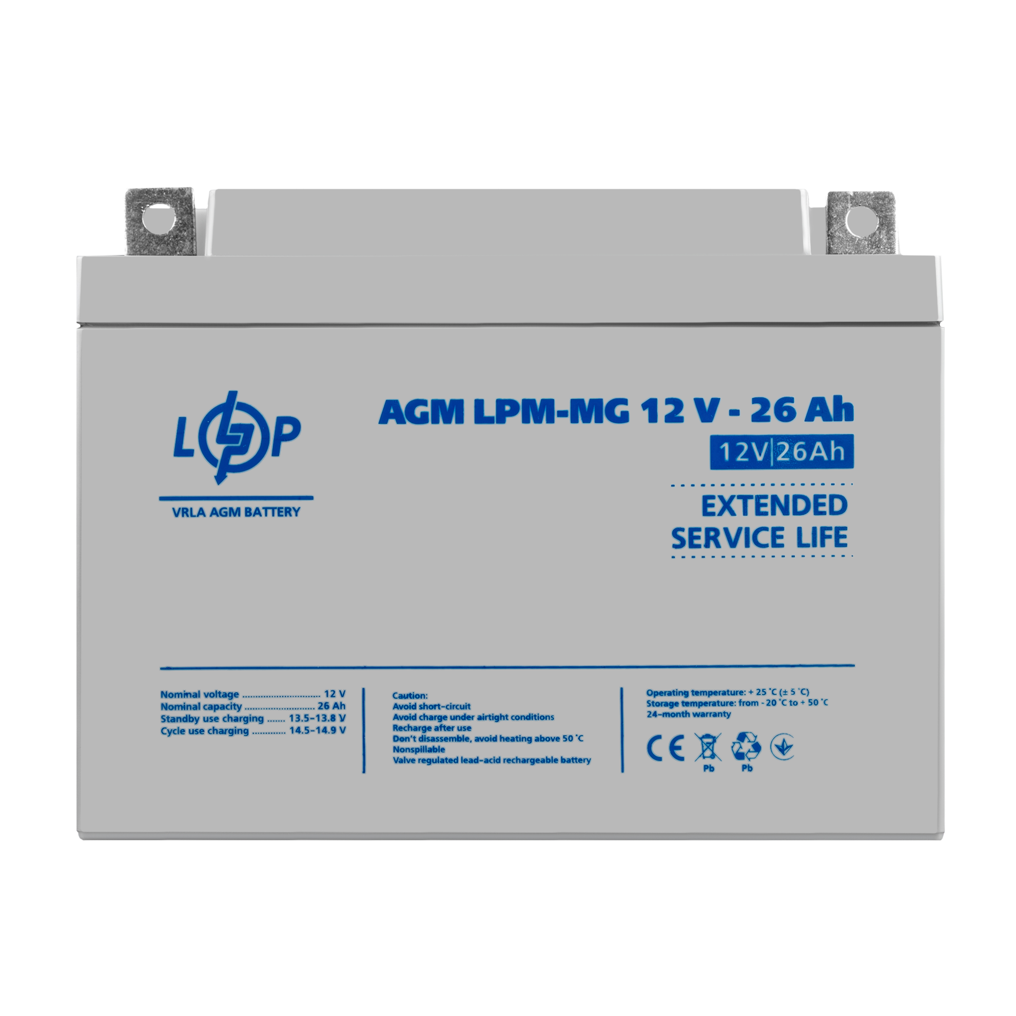 ����������� ������������� LPM-MG 12V - 26 Ah 