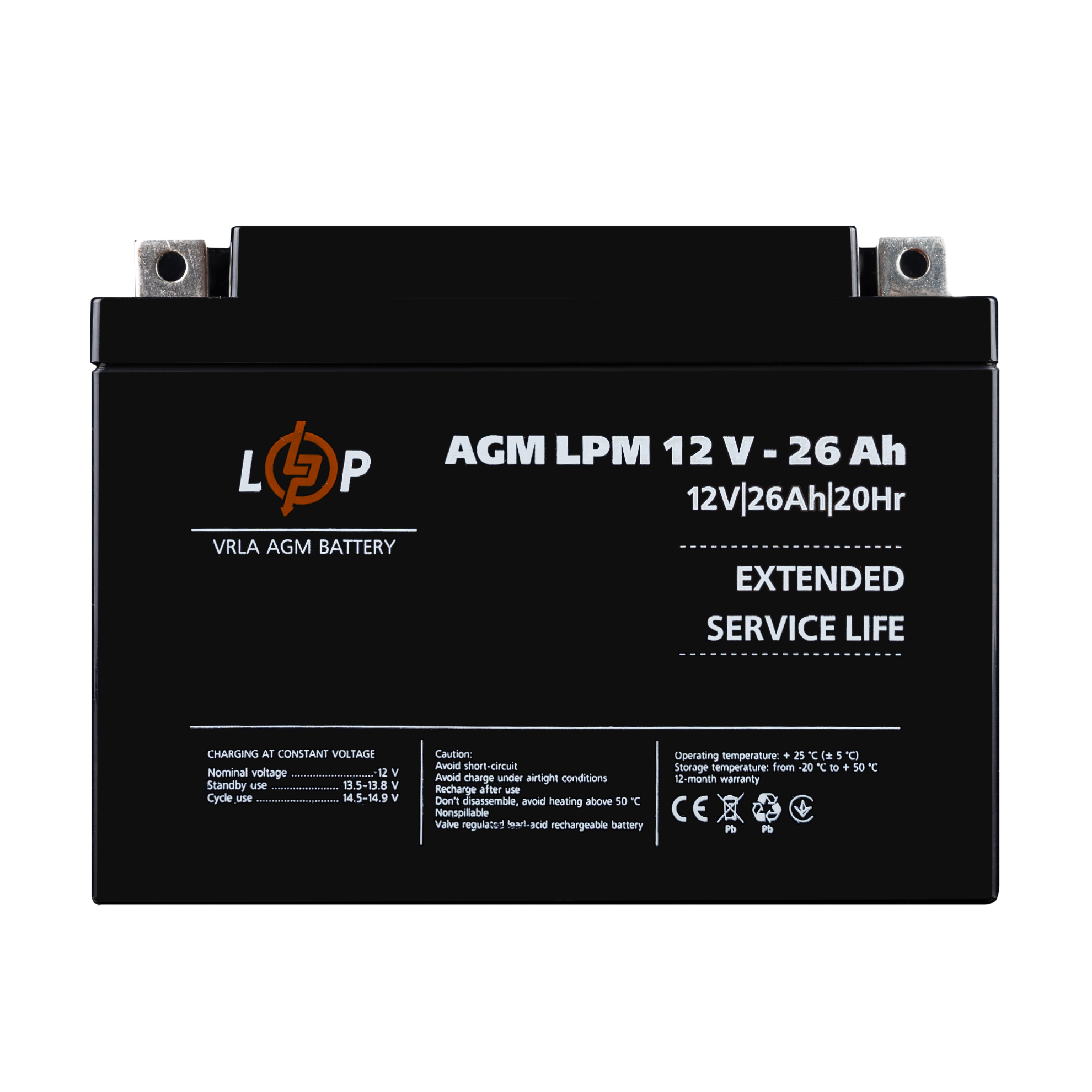����������� AGM LPM 12V - 26 Ah 