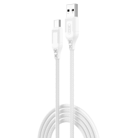 ������ XO NB235 Zebra Series Braided USB-A to Type-C - 1m (�����) 