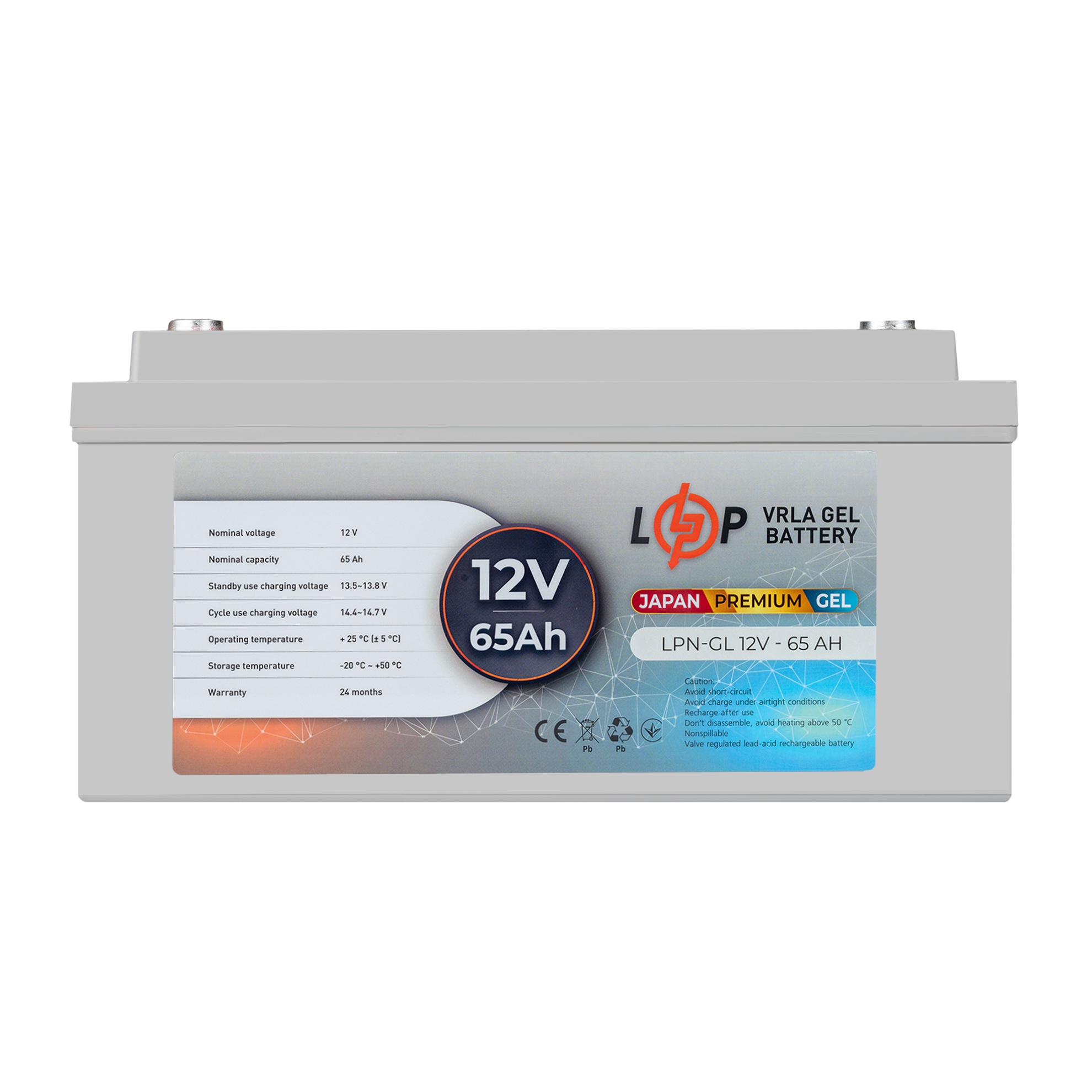 ����������� ������� LPN-GL 12V - 65 Ah 