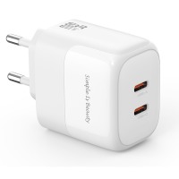 �������� ������� XO L140 - 35W PD Dual port USB-C (�����) 
